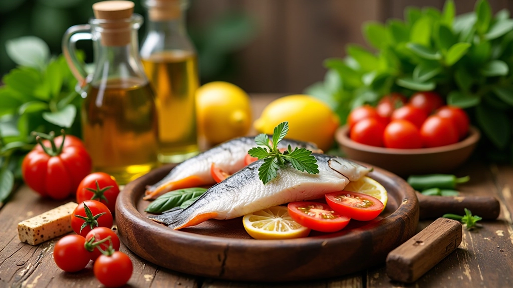 Alimentos da dieta mediterrânica
